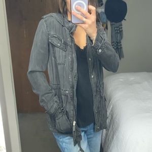 Max Jeans gray jacket size XS